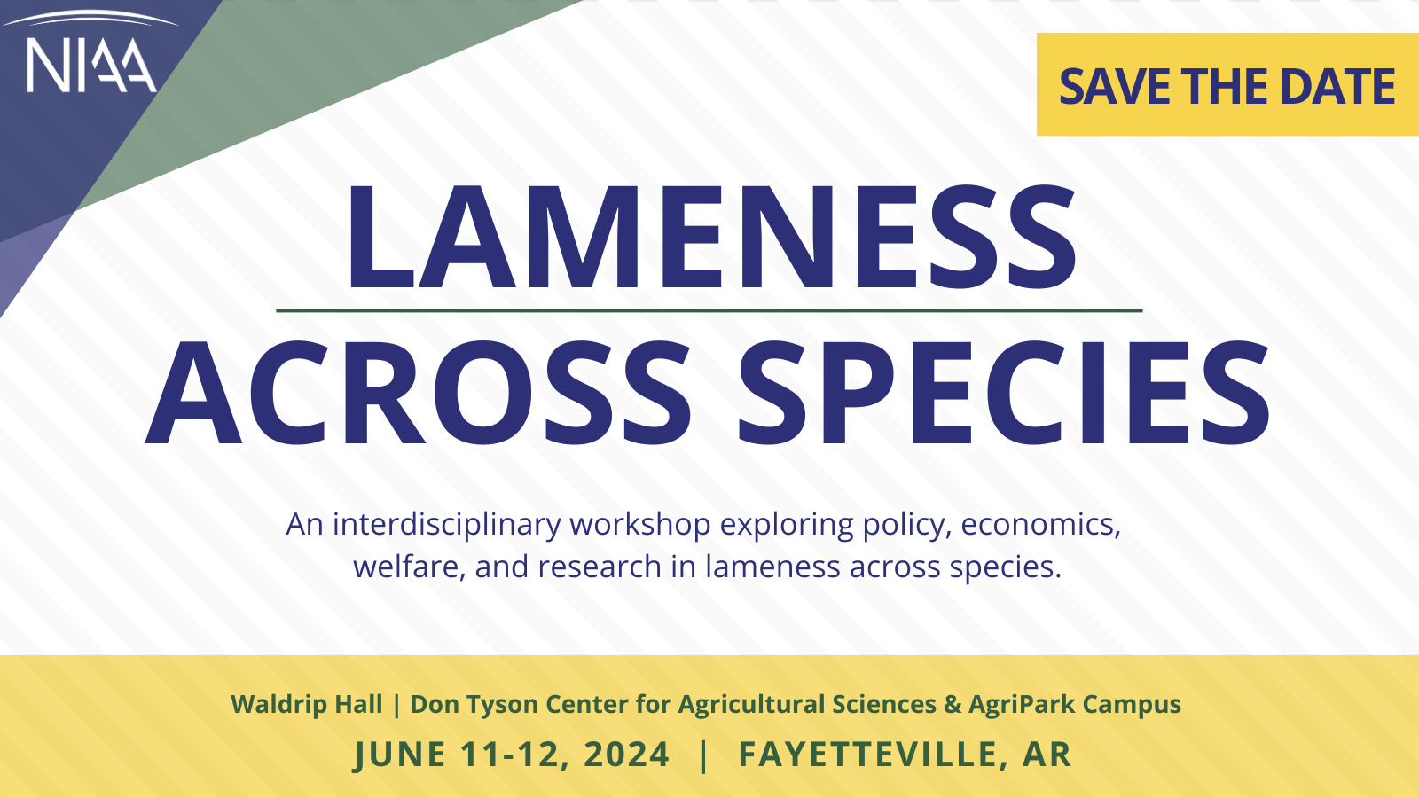 Lameness Conference Save the Date